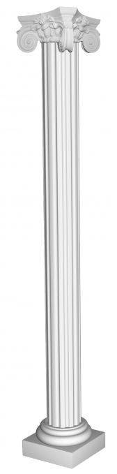 Комплект Decomaster 90024-SET6: колонна 90024, капитель 90024-2, основание 90024-6