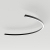Светильник SP-LINE-HANG-ARC-C3535-D1500-53W Warm3000 (BLACK, 230V), Arlight, 034044(2)