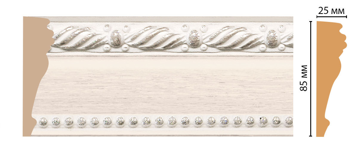 Молдинг Decomaster 152-14 ДМ, 85x25x2400 мм
