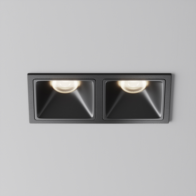 Встраиваемый светильник Альфа / Alfa LED 20 Вт 4000 К 50°, DL043-02-10W4K-SQ-B-1, изображение 1 Встраиваемый светильник Альфа / Alfa LED 20 Вт 4000 К 50°, DL043-02-10W4K-SQ-B-1, изображение 1