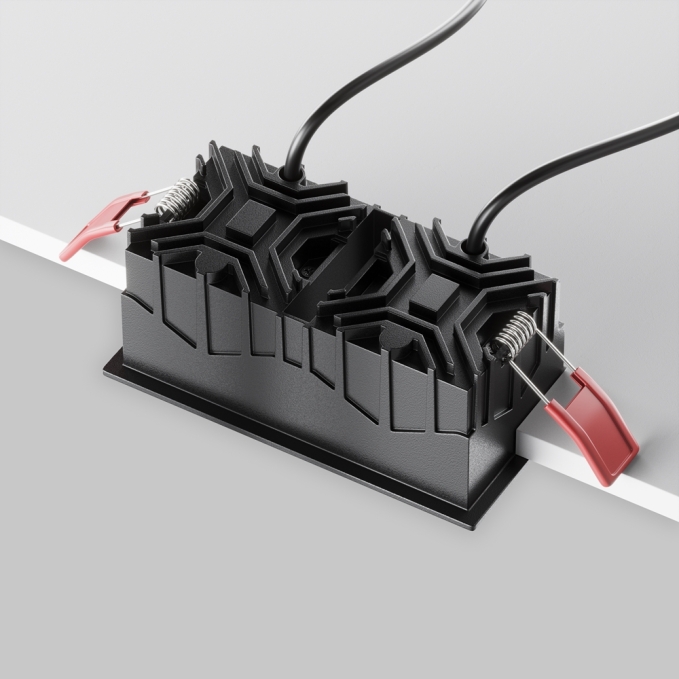 Встраиваемый светильник Альфа / Alfa LED 20 Вт 4000 К 50°, DL043-02-10W4K-SQ-B-1, изображение 4 Встраиваемый светильник Альфа / Alfa LED 20 Вт 4000 К 50°, DL043-02-10W4K-SQ-B-1, изображение 4