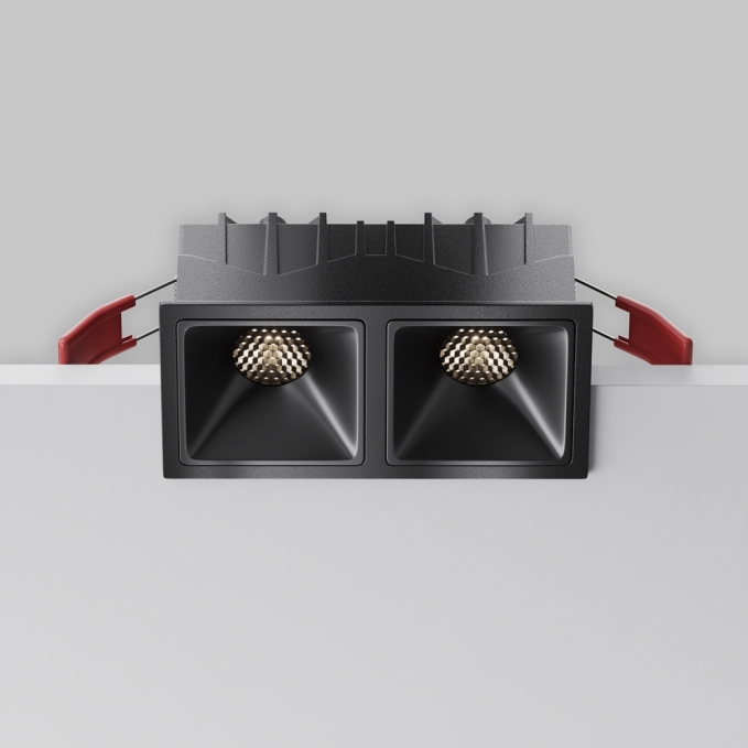 Встраиваемый светильник Альфа / Alfa LED 20 Вт 4000 К 50°, DL043-02-10W4K-SQ-B-1, изображение 6 Встраиваемый светильник Альфа / Alfa LED 20 Вт 4000 К 50°, DL043-02-10W4K-SQ-B-1, изображение 6