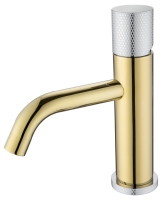 Смеситель для раковины Boheme Stick 121-GCR.2 глянцевое золото