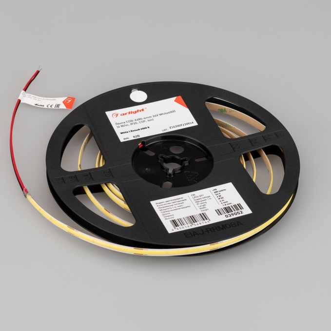 Светодиодная лента COB-X480-6mm 24V White6000 (6 W/m, IP20, CSP, 5m), Arlight, 042034, изображение 5 Светодиодная лента COB-X480-6mm 24V White6000 (6 W/m, IP20, CSP, 5m), Arlight, 042034, изображение 5