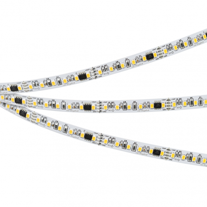Светодиодная лента SPI-A120-10mm 24V Warm3000-PX6-BPT (11 W/m, IP20, 2835, 5m), Arlight, 049436, изображение 3 Светодиодная лента SPI-A120-10mm 24V Warm3000-PX6-BPT (11 W/m, IP20, 2835, 5m), Arlight, 049436, изображение 3