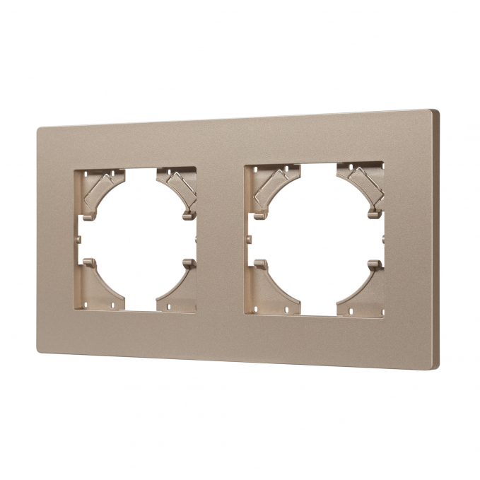 Рамка пластиковая FRM-PERIO-PL-2-GD, Arlight, 049753, изображение 1