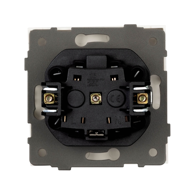 Механизм электрической розетки SCT-TENDO-MEU1-SFPL-GD (230V, 16A), Arlight, 054639, изображение 3