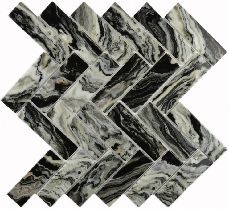 Мозаика Bonaparte Mosaics Hadar Black 26.8x28.6 Мозаика Bonaparte Mosaics Hadar Black 26.8x28.6