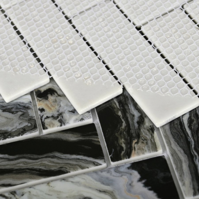 Мозаика Bonaparte Mosaics Hadar Black 26.8x28.6 Мозаика Bonaparte Mosaics Hadar Black 26.8x28.6