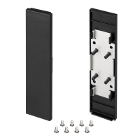 Заглушка SL-LINE-25100-DUAL BLACK глухая, Arlight, 033038