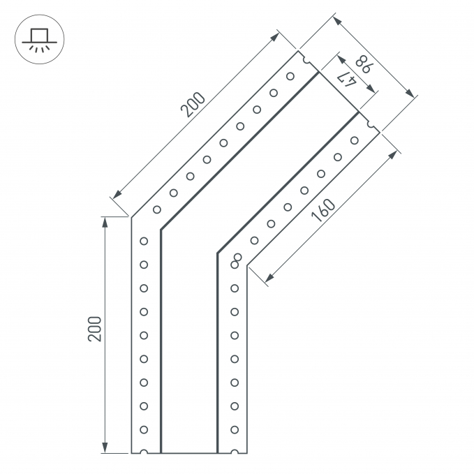 Угол SL-LINIA45-FANTOM-135, Arlight, 030102, изображение 4 Угол SL-LINIA45-FANTOM-135, Arlight, 030102, изображение 4