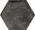 Керамогранит Equipe Urban Hexagon Dark Antislip 29.2x25.4, 23521
