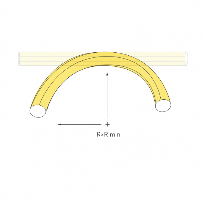 Светодиодная лента герметичная MOONLIGHT-TOP-S-M560-D13mm 24V Warm2700 (13 W/m, IP65, 5m, wire x1, трос), Arlight, 043815, изображение 2