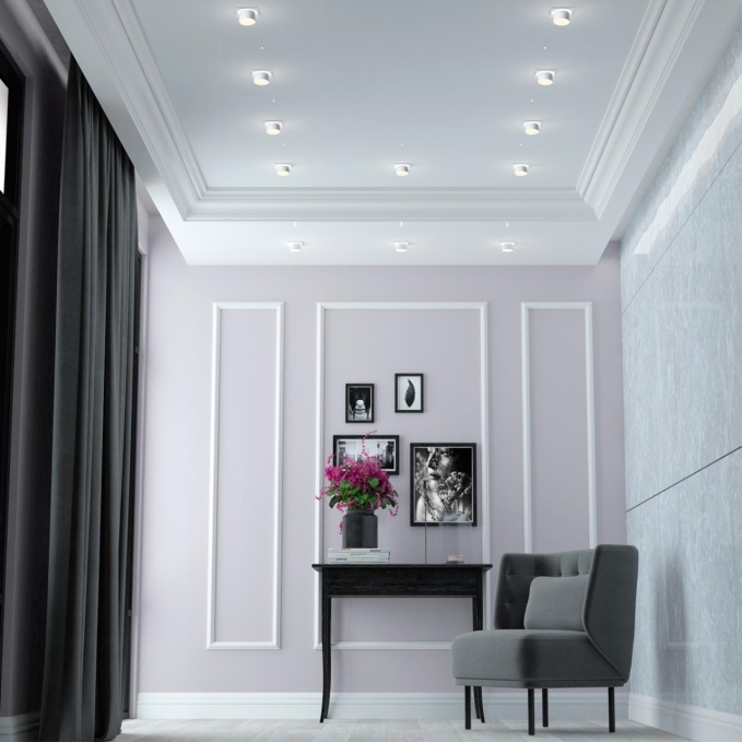 Светильник встраиваемый IP20 GU10 9W 235V LIRIO SPOT NT21 580 NOVOTECH 370718, фото в интерьере 1 Светильник встраиваемый IP20 GU10 9W 235V LIRIO SPOT NT21 580 NOVOTECH 370718, фото в интерьере 1