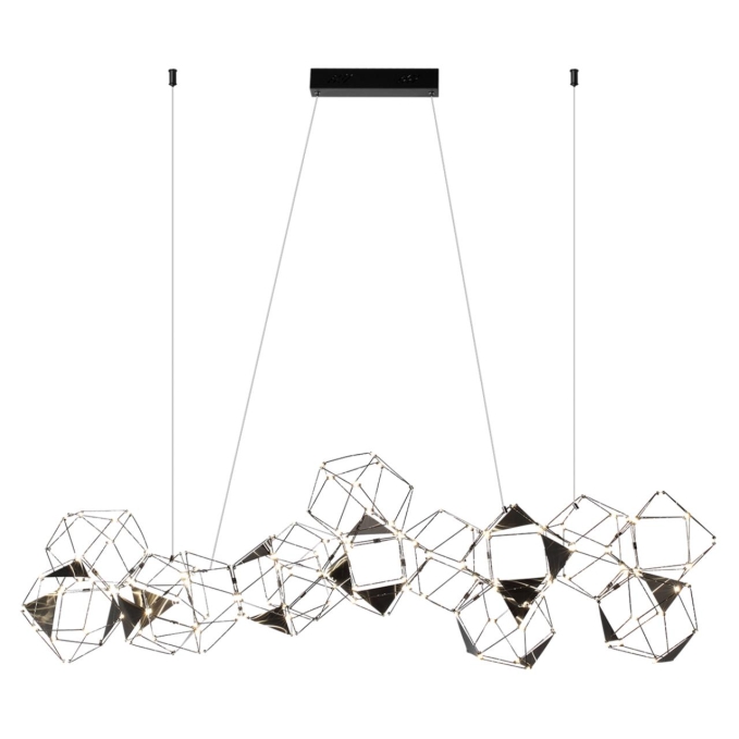 Люстра LED 64W 4000K 3800Лм TRELLIS L-VISION ODL25 293 ODEON LIGHT 5087/64L, фото на белом фоне Люстра LED 64W 4000K 3800Лм TRELLIS L-VISION ODL25 293 ODEON LIGHT 5087/64L, фото на белом фоне