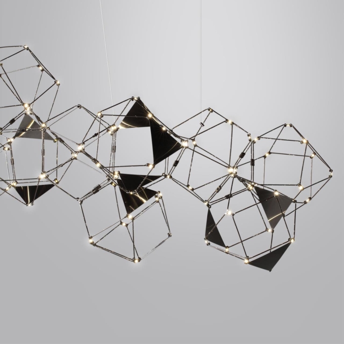 Люстра LED 64W 4000K 3800Лм TRELLIS L-VISION ODL25 293 ODEON LIGHT 5087/64L, композиция 3 Люстра LED 64W 4000K 3800Лм TRELLIS L-VISION ODL25 293 ODEON LIGHT 5087/64L, композиция 3