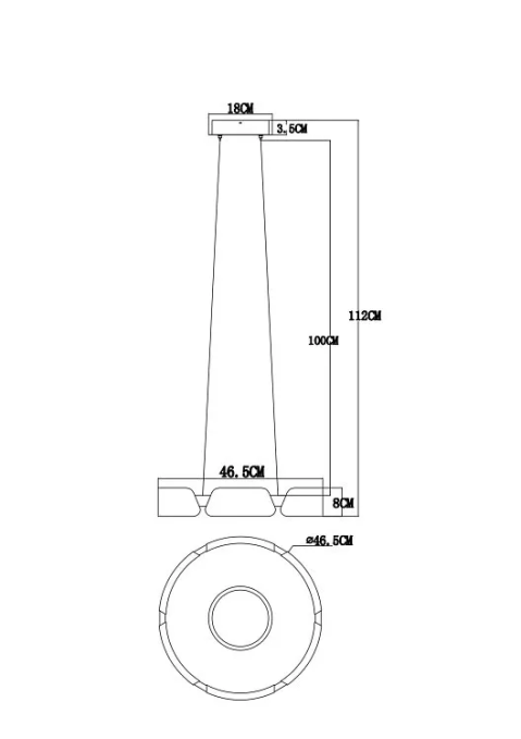 Подвесной светильник Итан 47 Вт LED, Freya, FR6042PL-L86W Подвесной светильник Итан 47 Вт LED, Freya, FR6042PL-L86W