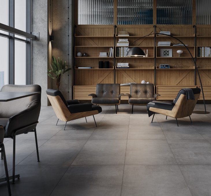 Керамогранит Grasaro Beton Gray Beige 60x60, G-1105/CR/600x600x9