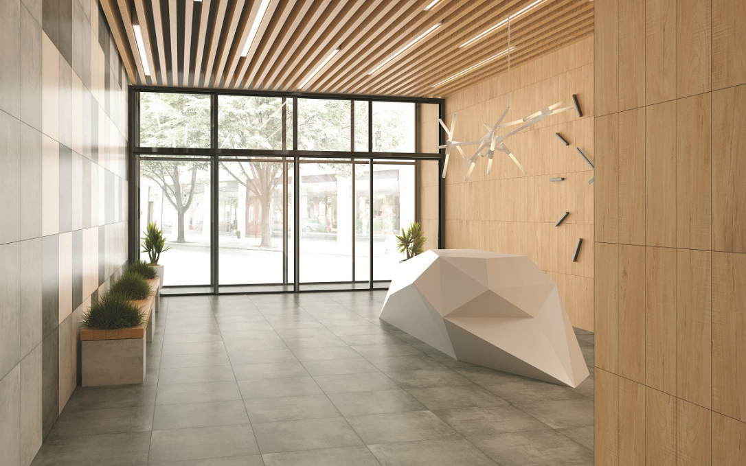 Керамогранит Grasaro Beton Gray Beige 60x60, G-1105/CR/600x600x9