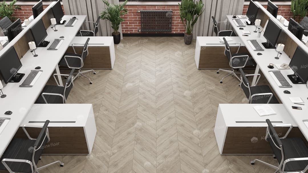 Кварцвиниловая плитка Alpine Floor Chevron Alpine LVT Карите, ECO 20-11