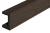 Декоративная рейка Decor-Dizayn 613-67SH, 50x30x3000 мм