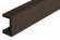 Декоративная рейка Decor-Dizayn 613-67SH, 50x30x3000 мм Декоративная рейка Decor-Dizayn 613-67SH, 50x30x3000 мм