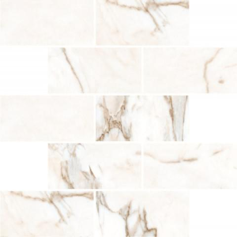 Мозаика Kerranova Marble Trend Calacatta Gold 30.7x30.7, K-1001/MR/m13