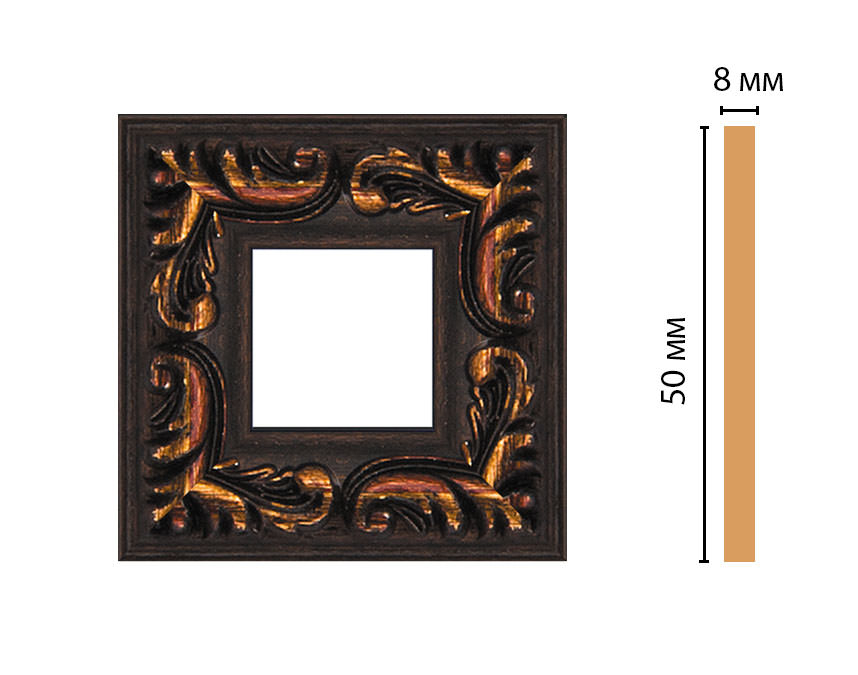 Вставка цветная Decomaster 130-2-966, 50x50x8 мм Вставка цветная Decomaster 130-2-966, 50x50x8 мм