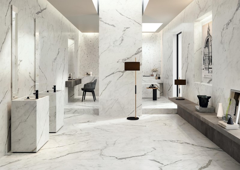 Керамогранит Atlas Concorde Marvel Shine Calacatta Delicato 120x120, A4Q8 Керамогранит Atlas Concorde Marvel Shine Calacatta Delicato 120x120, A4Q8