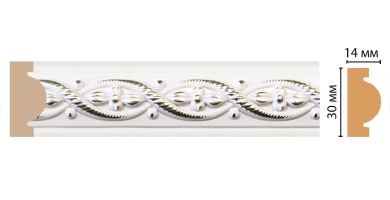 Молдинг Decomaster 157-7D ДМ, 30x13x2400 мм