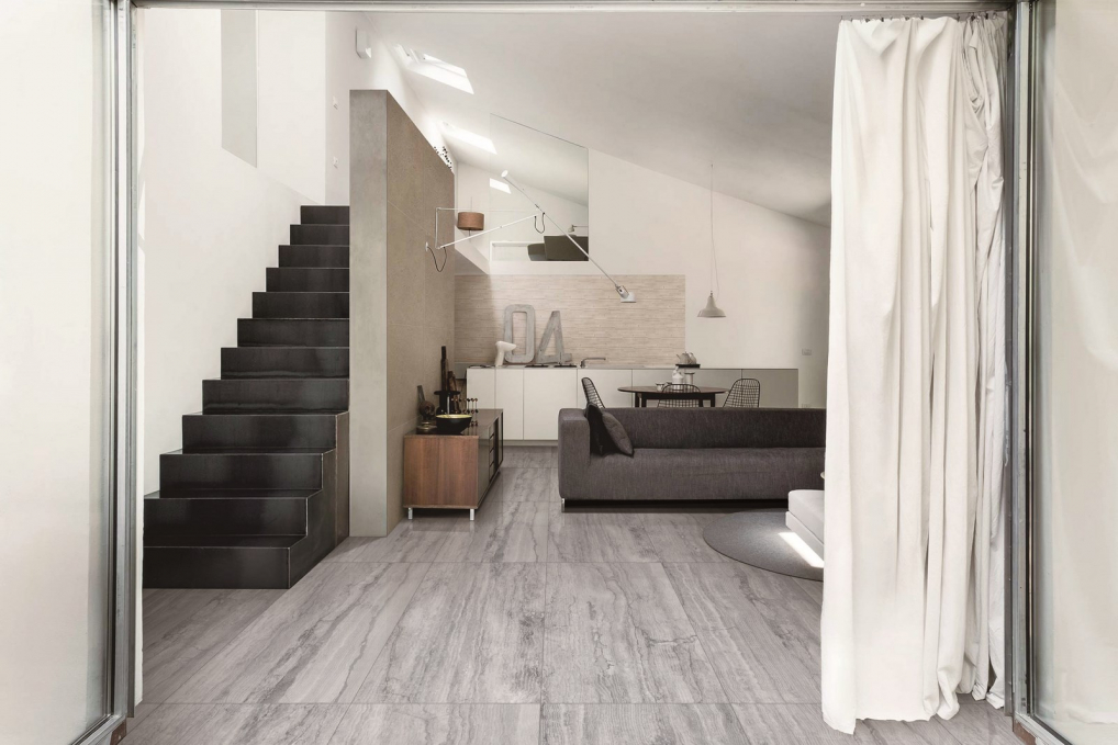Керамогранит Porcela Bobo Roman Travertino Grey 80x140, PR04 Керамогранит Porcela Bobo Roman Travertino Grey 80x140, PR04
