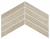 Керамогранит Atlas Concorde Russia Fusion Oak Pure Chevron 7.5x45, 600010002447