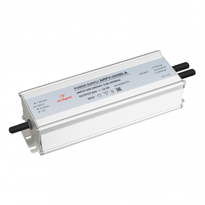 Блок питания ARPV-24300-A (24V, 12.5A, 300W), Arlight, 023070(1), изображение 1 Блок питания ARPV-24300-A (24V, 12.5A, 300W), Arlight, 023070(1), изображение 1