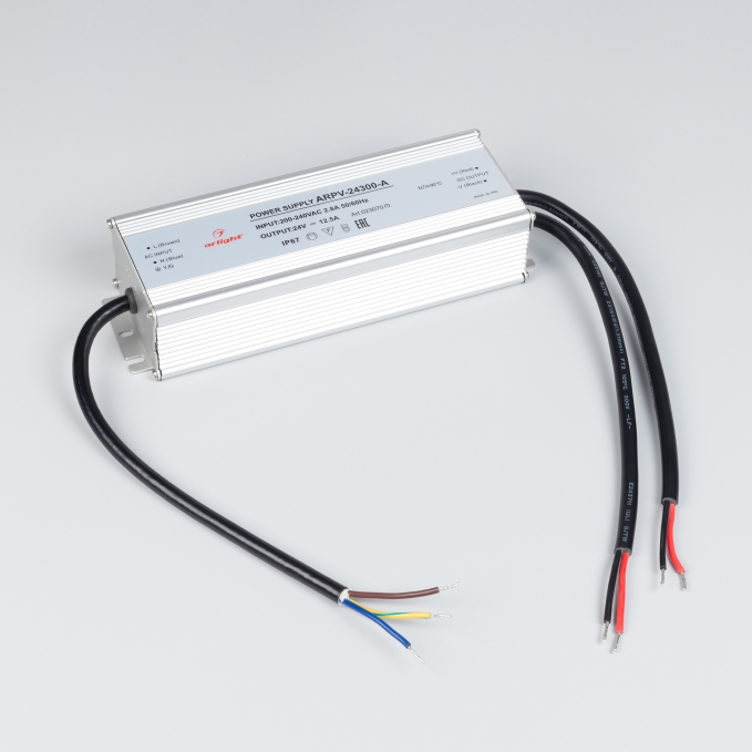 Блок питания ARPV-24300-A (24V, 12.5A, 300W), Arlight, 023070(1), изображение 2 Блок питания ARPV-24300-A (24V, 12.5A, 300W), Arlight, 023070(1), изображение 2