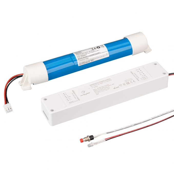 Блок аварийного питания ARJ-EMG-50-40W-1H-LiFePO4, Arlight, 038363, изображение 1 Блок аварийного питания ARJ-EMG-50-40W-1H-LiFePO4, Arlight, 038363, изображение 1