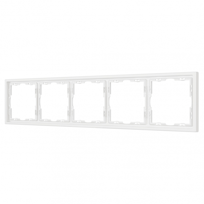 Рамка пластиковая FRM-NOBE-SFPL-5-WH, Arlight, 054227, изображение 1