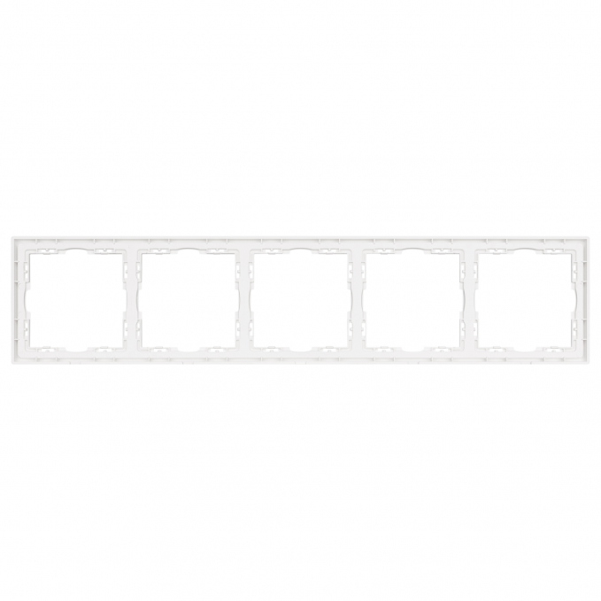 Рамка пластиковая FRM-NOBE-SFPL-5-WH, Arlight, 054227, изображение 2