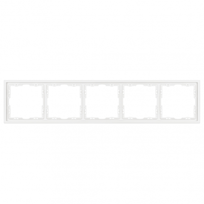 Рамка пластиковая FRM-NOBE-SFPL-5-WH, Arlight, 054227, изображение 3