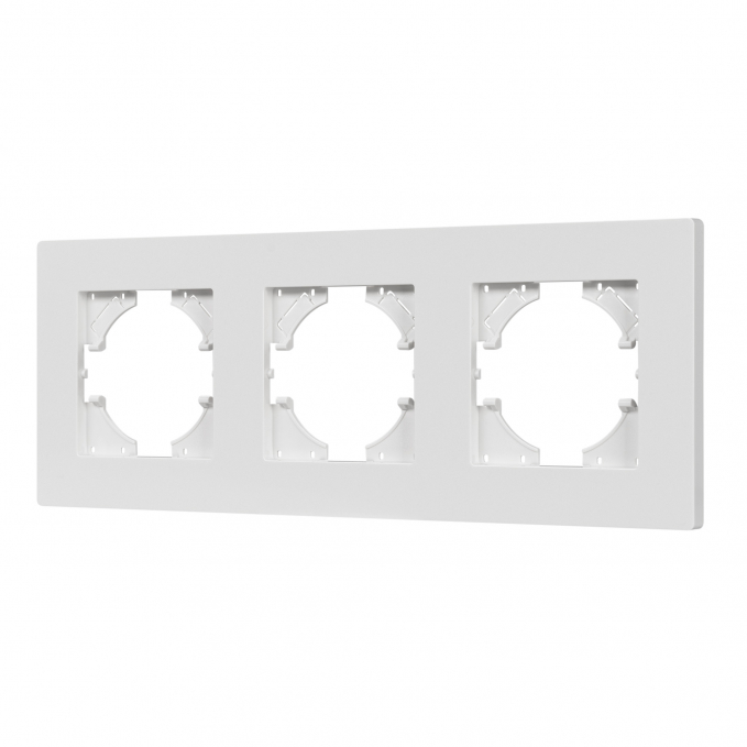 Рамка пластиковая FRM-PERIO-PL-3-WH, Arlight, 049754, изображение 1