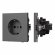 Механизм электрической розетки SCT-TENDO-MEU1-SFPL-GR (230V, 16A), Arlight, 054640, изображение 1