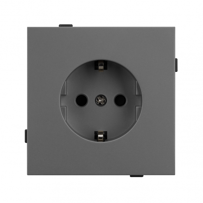 Механизм электрической розетки SCT-TENDO-MEU1-SFPL-GR (230V, 16A), Arlight, 054640, изображение 3