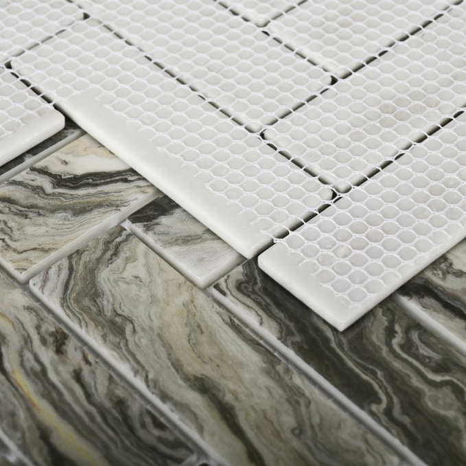 Мозаика Bonaparte Mosaics Hadar Grey 26.8x28.6 Мозаика Bonaparte Mosaics Hadar Grey 26.8x28.6