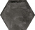 Керамогранит Equipe Urban Hexagon Dark 29.2x25.4, 23515