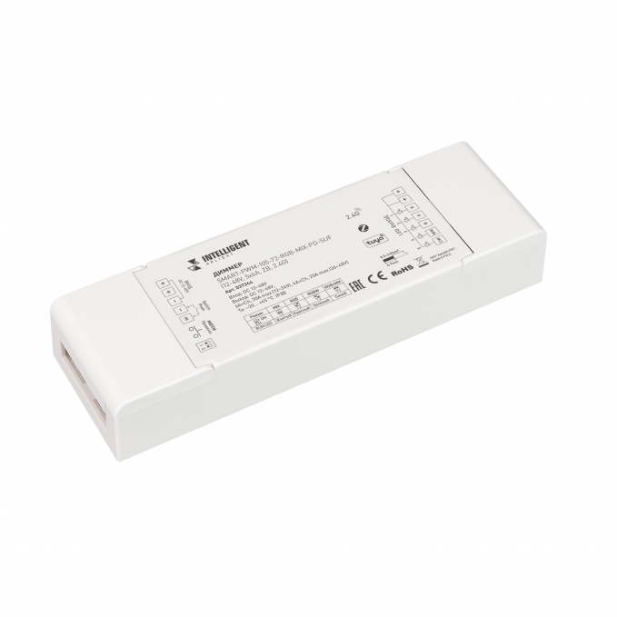 INTELLIGENT ARLIGHT Диммер SMART-PWM-105-72-RGB-MIX-PD-SUF (12-48V, 5x6A, ZB, 2.4G), Arlight, 037344, изображение 1 INTELLIGENT ARLIGHT Диммер SMART-PWM-105-72-RGB-MIX-PD-SUF (12-48V, 5x6A, ZB, 2.4G), Arlight, 037344, изображение 1