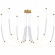 Люстра IP20 LED 70W 3500K 220V MONELLA HIGHTECH ODL24 225 ODEON LIGHT 6639/70L, фото на белом фоне Люстра IP20 LED 70W 3500K 220V MONELLA HIGHTECH ODL24 225 ODEON LIGHT 6639/70L, фото на белом фоне