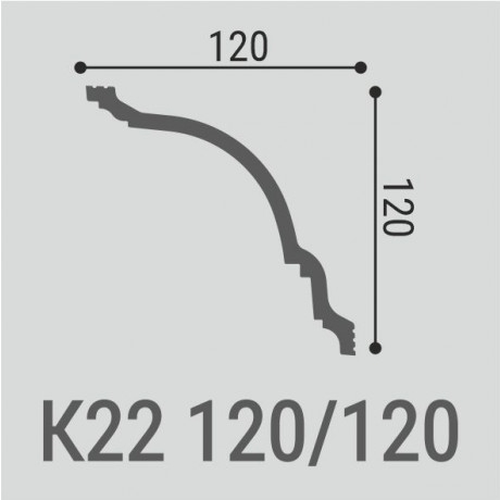Карниз Bello Deco К22 120-120