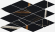 Мозаика Italon Charme Deluxe Sahara Noir Mosaico Diamond 28x48, 620110000116 Мозаика Italon Charme Deluxe Sahara Noir Mosaico Diamond 28x48, 620110000116