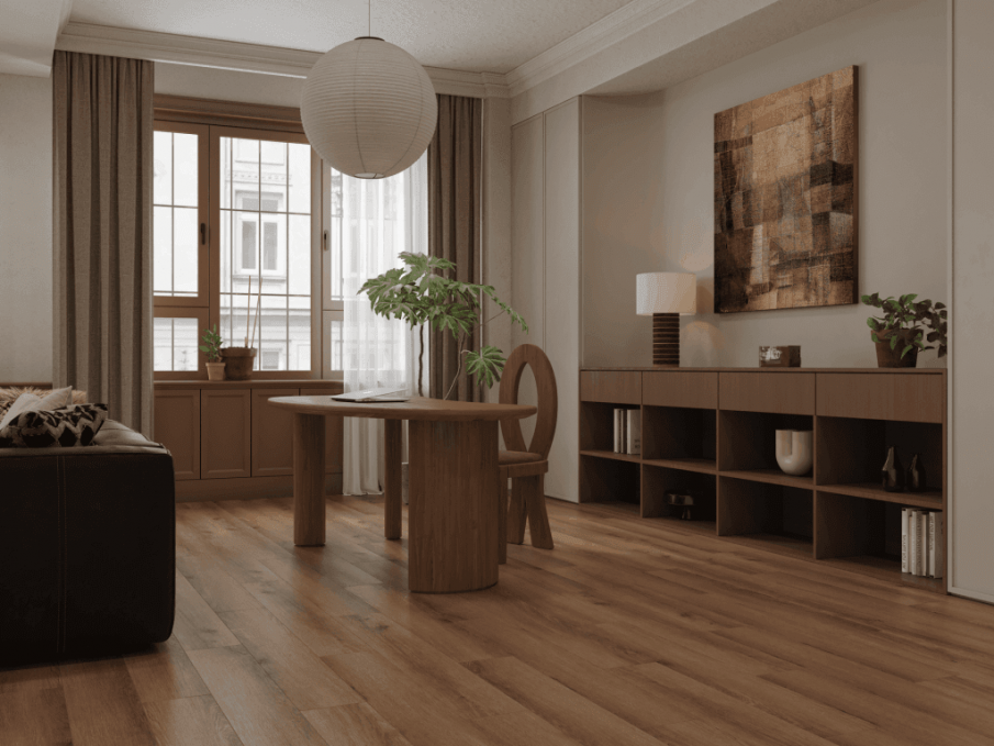 Кварцвиниловая плитка Tulesna Ottimo LVT Fides, 1012-5