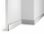Плинтус Cosca Decor AP71 под покраску, 58x10x2400 мм, МДФ
