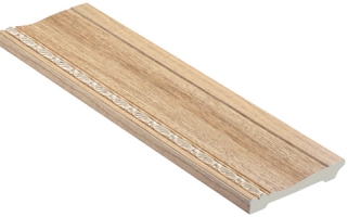 Плинтус напольный Decomaster 195-11, 95x14x2400 мм